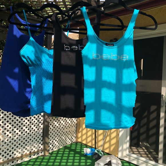 4 cute sexy BEBE tank tops - Picture 3 of 9